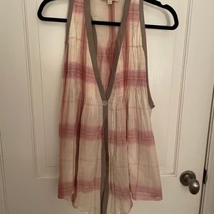 Elizabeth and James Plaid Tank Top - Small